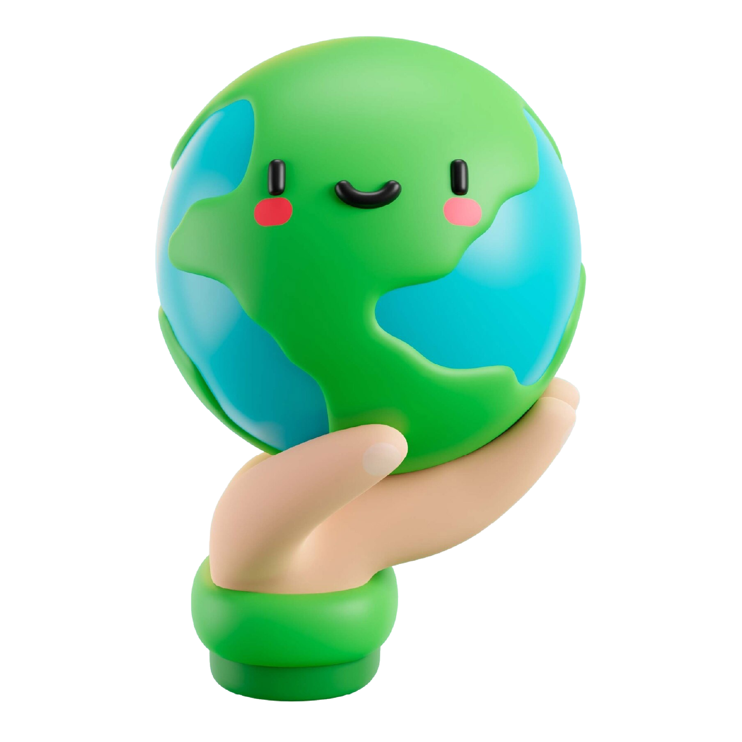 Ilustración de planeta tierra - dióxido de carbono